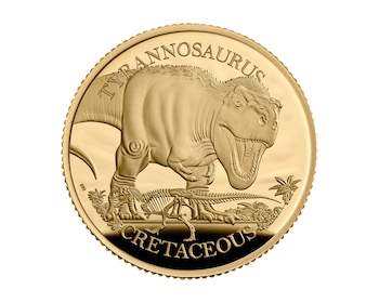 Dinosaurs: Iconic Specimens - Tyrannosaurus 1/4oz Proof